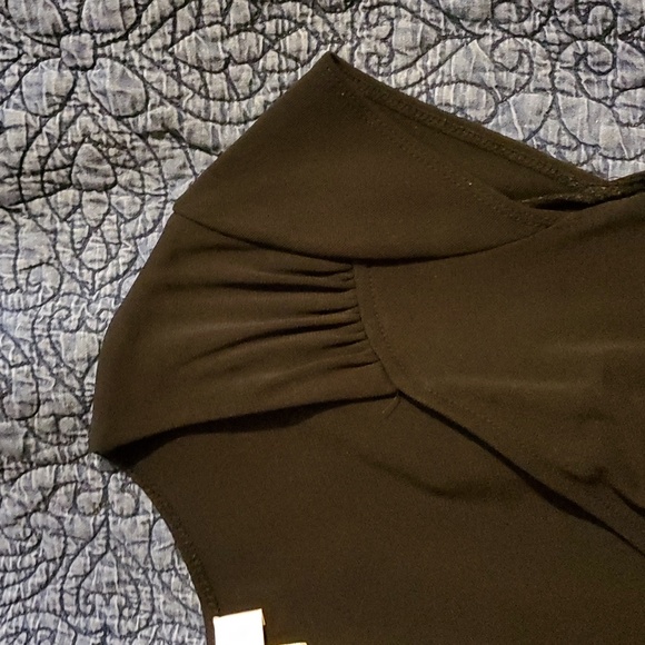 Ann Taylor LOFT Black Wrap Dress - Picture 8 of 8